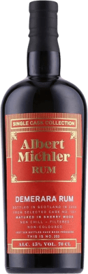 128,95 € 免费送货 | 朗姆酒 Albert Michler Single Cask Collection Demerara 英国 10 岁 瓶子 70 cl