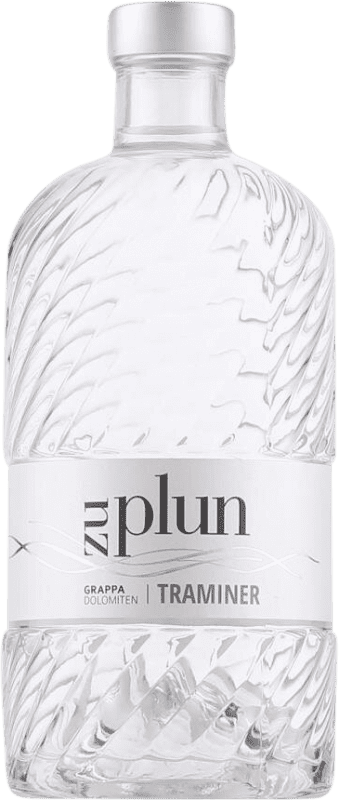 44,95 € Envio grátis | Grappa Zu Plun Traminer White — Branco Itália Garrafa Medium 50 cl