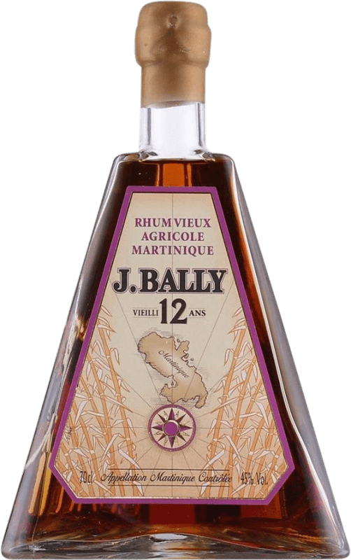 106,95 € 免费送货 | 朗姆酒 Rhum J. Bally Vieux Agricole 马提尼克 12 岁 瓶子 70 cl