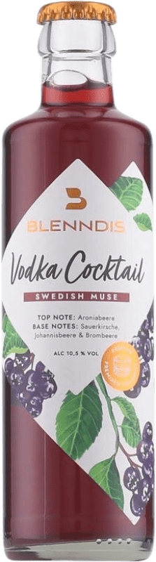 6,95 € 送料無料 | 飲み物とミキサー Blenndis Vodka Cocktail Swedish Muse ドイツ 小型ボトル 25 cl