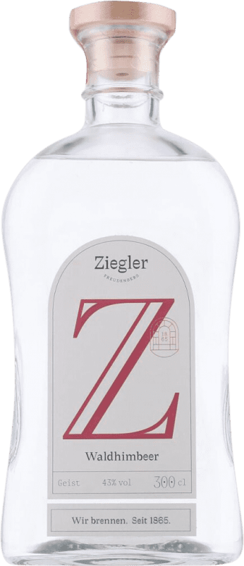 754,95 € 免费送货 | 利口酒 Ziegler Waldhimbeer Geist 德国 特别的瓶子 3 L