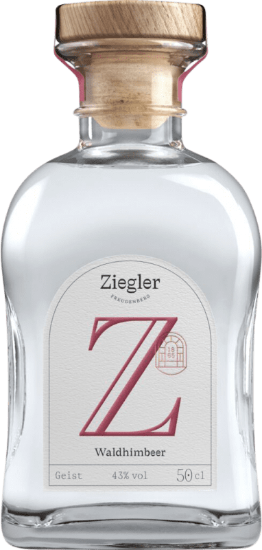 81,95 € Envío gratis | Licores Ziegler Waldhimbeer Geist Alemania Botella Medium 50 cl