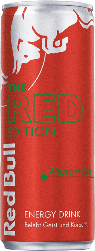 1,95 € Envío gratis | Refrescos Red Bull Energy Drink Wassermelone The Red Edition Austria Lata 25 cl
