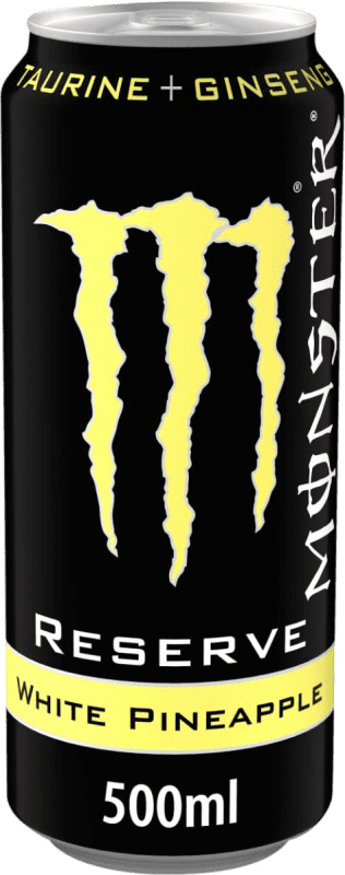 2,95 € 免费送货 | 饮料和搅拌机 Monster Energy White Pineapple 预订 爱尔兰 瓶子 Medium 50 cl