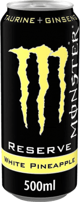 14,95 € Envoi gratuit | Boîte de 12 unités Boissons Fraîches Monster Energy White Pineapple Réserve Irlande Bouteille Medium 50 cl