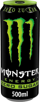 29,95 € Kostenloser Versand | 12 Einheiten Box Getränke und Mixer Monster Energy Zero Sugar Irland Medium Flasche 50 cl