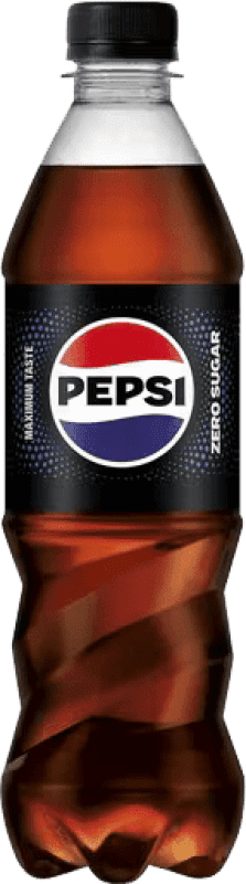 2,95 € Envio grátis | Refrescos e Mixers Pepsi Zero Alemanha Garrafa Medium 50 cl