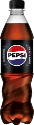4,95 € Envio grátis | Caixa de 6 unidades Refrigerantes Pepsi Zero Sem Açúcar Alemanha Garrafa Medium 50 cl