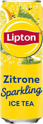 Getränke und Mixer 24 Einheiten Box Lipton Zitrone Sparkling Ice Tea 33 cl