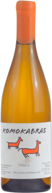 23,95 € 免费送货 | 白酒 Entre os Ríos Komokabras Tinalla Naranja I.G.P. Viño da Terra de Barbanza e Iria 西班牙 Albariño 瓶子 75 cl