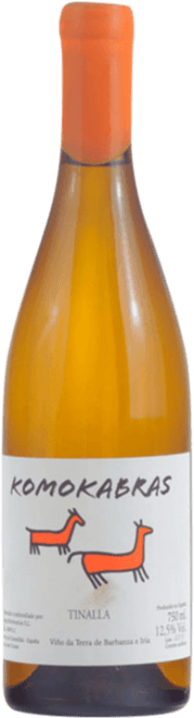 23,95 € Spedizione Gratuita | Vino Arancione Entre os Ríos Komokabras Tinalla I.G.P. Viño da Terra de Barbanza e Iria Spagna Albariño 75 cl