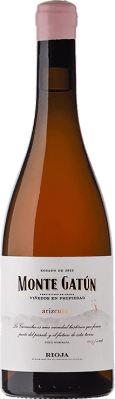 23,95 € Free Shipping | Rosé Wine Arizcuren Montegatún D.O.Ca. Rioja Spain Garnacha — Grenache Bottle 75 cl