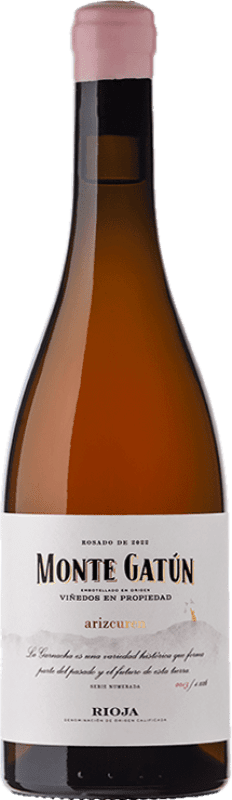 23,95 € Бесплатная доставка | Розовое вино Arizcuren Montegatún Rosado D.O.Ca. Rioja Испания Grenache бутылка 75 cl