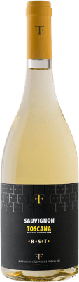 16,95 € 免费送货 | 白酒 Baby Super I.G.T. Toscana 意大利 Sauvignon White 瓶子 75 cl