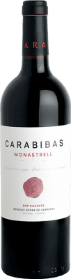 21,95 € Envoi gratuit | Vin rouge Sierra de Cabreras Carabibas D.O. Alicante Espagne Monastrell Bouteille 75 cl