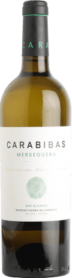 18,95 € Envoi gratuit | Vin blanc Sierra de Cabreras Carabibas D.O. Alicante Espagne Merseguera Bouteille 75 cl