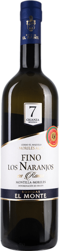 13,95 € Kostenloser Versand | Verstärkter Wein El Monte Fino Los Naranjos en Rama D.O. Montilla-Moriles Spanien Pedro Ximénez Flasche 75 cl