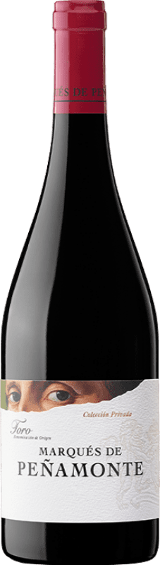 29,95 € Envío gratis | Vino tinto Bodegas Riojanas Marqués de Peñamonte Colección Privada D.O. Toro España Tinta de Toro Botella 75 cl