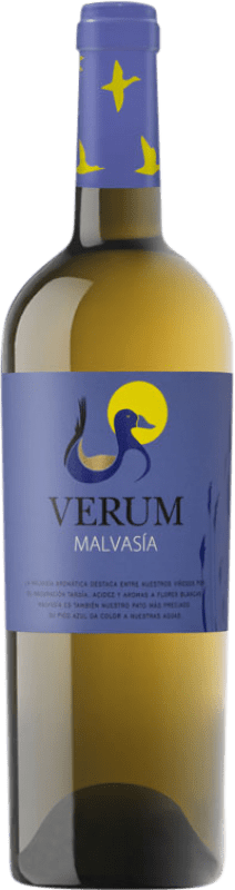 9,95 € Spedizione Gratuita | Vino bianco Verum Verum Malvasía I.G.P. Vino de la Tierra de Castilla Spagna Malvasía Bottiglia 75 cl