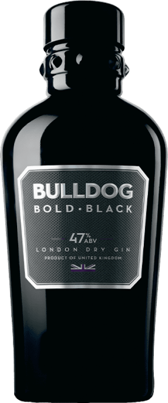 43,95 € 送料無料 | ジン Bulldog Bold Black — ブラックエディション イギリス 70 cl Juniper — ジュニパー, Lavender — ラベンダー
