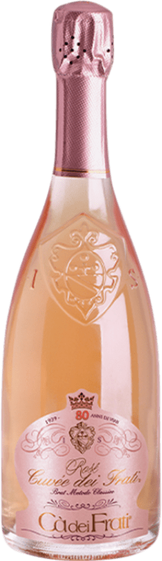 29,95 € 送料無料 | ロゼスパークリングワイン Cà dei Frati Cuvée dei Frati Rosé I.G.T. Lombardia イタリア Sangiovese, Barbera, Marzemino, Groppello ボトル 75 cl