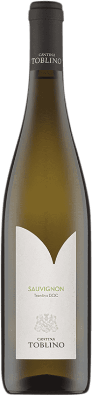 9,95 € Spedizione Gratuita | Vino bianco Cantina Toblino Bio D.O.C. Trentino Italia Sauvignon Bianca Bottiglia 75 cl