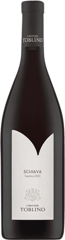 9,95 € Kostenloser Versand | Rotwein Cantina Toblino D.O.C. Trentino Italien Schiava Flasche 75 cl