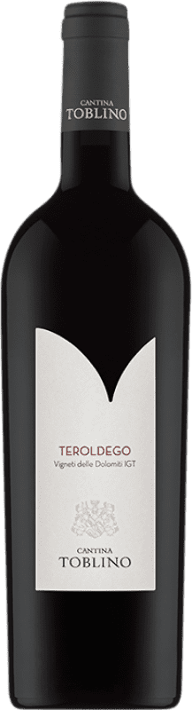 10,95 € Kostenloser Versand | Rotwein Cantina Toblino Teroldego D.O.C. Trentino Italien Teroldego Flasche 75 cl