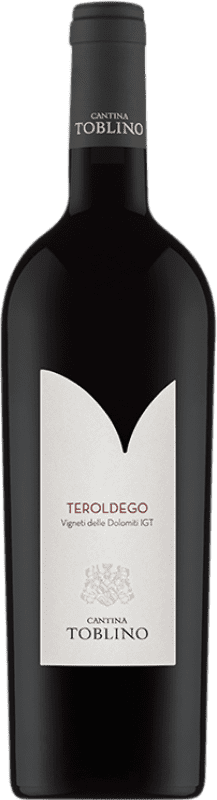 10,95 € Envio grátis | Vinho Tinto Cantina Toblino Teroldego D.O.C. Trentino Itália Teroldego 75 cl