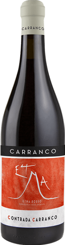 93,95 € Envío gratis | Vino tinto Carranco Contrada Carranco Rosso D.O.C. Etna Italia Nerello Mascalese, Nerello Cappuccio Botella 75 cl