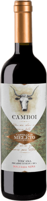 54,95 € Free Shipping | Red wine Castello di Meleto Camboi Rosso I.G.T. Toscana Italy Malvasia Black Bottle 75 cl