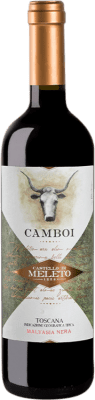 54,95 € Envío gratis | Vino tinto Castello di Meleto Camboi Rosso I.G.T. Toscana Italia Malvasía Negra Botella 75 cl