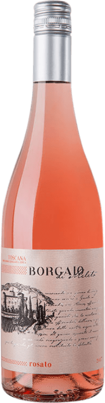 17,95 € Spedizione Gratuita | Vino Rosato Castello di Meleto Borgaio I.G.T. Toscana Italia Sangiovese 75 cl