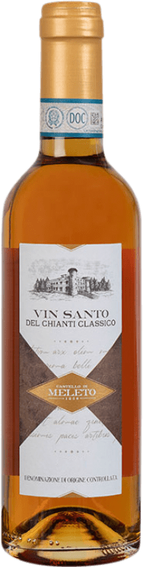 33,95 € 免费送货 | 甜酒 Castello di Meleto Vinsanto D.O.C.G. Chianti Classico 意大利 Malvasía, Sangiovese, Trebbiano 半瓶 37 cl