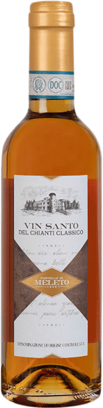 25,95 € 送料無料 | 甘口ワイン Castello di Meleto Vinsanto クラシック D.O.C.G. Chianti イタリア Malvasia — マルヴァジア, Sangiovese — サンジョヴェーゼ, Trebbiano — トレッビアーノ ハーフボトル 37 cl