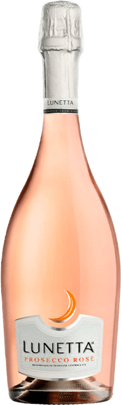 15,95 € Envío gratis | Espumoso Rosado Cavit Lunetta Extra Dry — Extra Seco Rosé — Rosado D.O.C. Prosecco Treviso Italia Pinot Negro, Glera Botella 75 cl