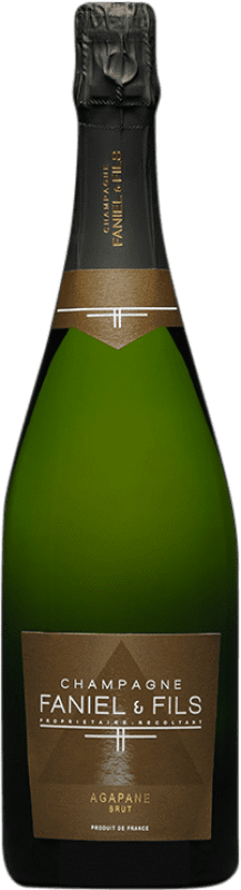 25,95 € Бесплатная доставка | Белое игристое Faniel Agapane брют A.O.C. Champagne Франция Pinot Black, Pinot Meunier бутылка 75 cl