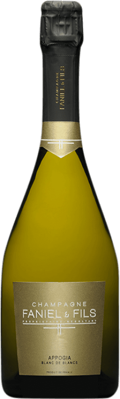 56,95 € Бесплатная доставка | Белое игристое Faniel Appogia Blanc de Blancs A.O.C. Champagne Франция Chardonnay бутылка 75 cl