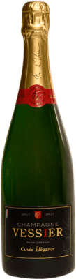 29,95 € 免费送货 | 白起泡酒 Vessier Cuvée Elegance A.O.C. Champagne 法国 Pinot Black, Chardonnay, Pinot Meunier 瓶子 75 cl