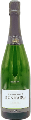 33,95 € Kostenloser Versand | Weißer Sekt Bonnaire Grand Cru Grosse Lage, Blanc de Blancs A.O.C. Champagne Frankreich Chardonnay 75 cl