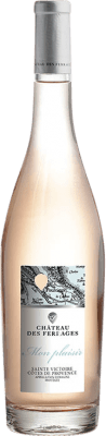 25,95 € Envio grátis | Vinho Rosé Château des Ferrages Mon plaisir Sainte Victoire A.O.C. Côtes de Provence França Syrah, Garnacha — Grenache, Rolle 75 cl