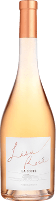 10,95 € Free Shipping | Rosé Wine Château La Coste Lisa Méditerranée Rosé France Merlot, Syrah — Shiraz, Garnacha — Grenache, Cariñena — Carignan, Moscato — Muscat, Cinsault, Caladoc, Ugni, Marselan 75 cl