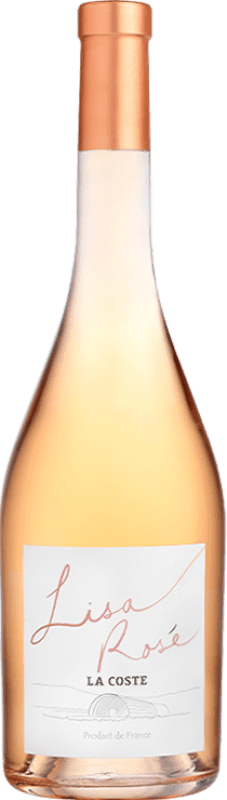 10,95 € 免费送货 | 玫瑰酒 Château La Coste Lisa Rosé Méditerranée 法国 Merlot, Syrah, Grenache, Carignan, Cinsault, Caladoc, Muscat, Ugni Blanco, Marselan 瓶子 75 cl