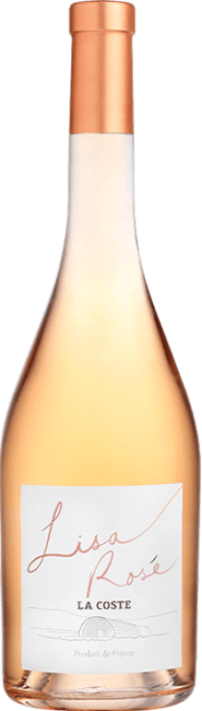 10,95 € Envío gratis | Vino rosado Château La Coste Lisa Rosé Méditerranée Francia Merlot, Syrah, Garnacha, Cariñena, Cinsault, Caladoc, Moscatel, Ugni Blanco, Marselan Botella 75 cl