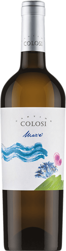 9,95 € Spedizione Gratuita | Vino Bianco Colosi Mar'è I.G.T. Terre Siciliane Italia Catarratto, Inzolia 75 cl