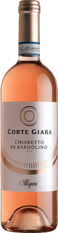9,95 € Spedizione Gratuita | Vino rosato Corte Giara Chiaretto D.O.C. Bardolino Italia Corvina, Rondinella, Molinara Bottiglia 75 cl