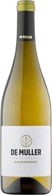 13,95 € Spedizione Gratuita | Vino Bianco De Muller D.O. Tarragona Spagna Chardonnay 75 cl