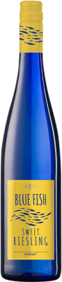 7,95 € Free Shipping | White Wine Die Weinmacher Blue Fish Sweet Q.b.A. Pfälz Germany Riesling 75 cl