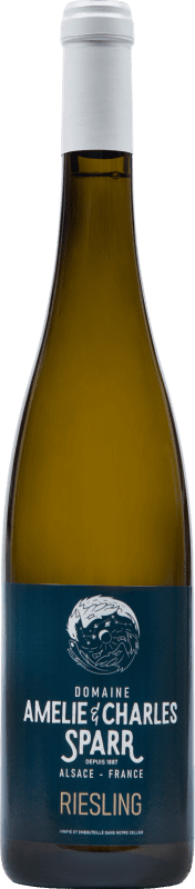 29,95 € Spedizione Gratuita | Vino Bianco Amélie & Charles Sparr Sentiment A.O.C. Alsace Francia Riesling 75 cl