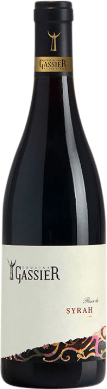 12,95 € Envío gratis | Vino tinto Domaine Gassier Fleur A.O.C. Costières de Nîmes Francia Syrah Botella 75 cl